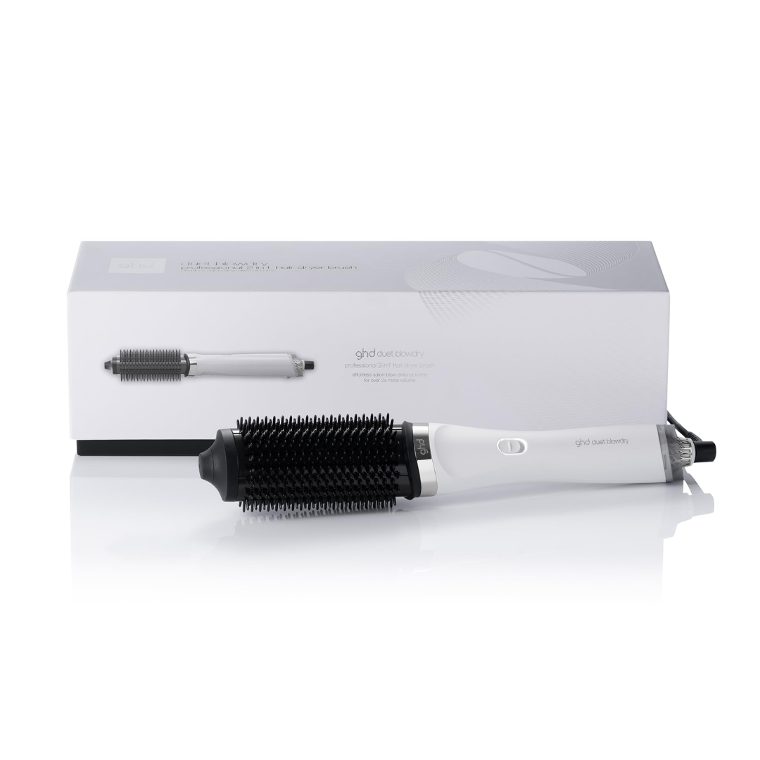 GHD 2-In-1 Duet Blow Dryer In White