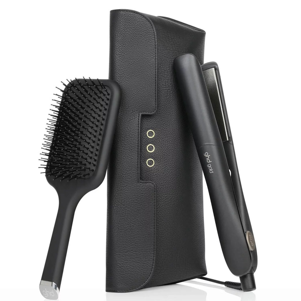 GHD Gold Straightener & Brush Gift Set