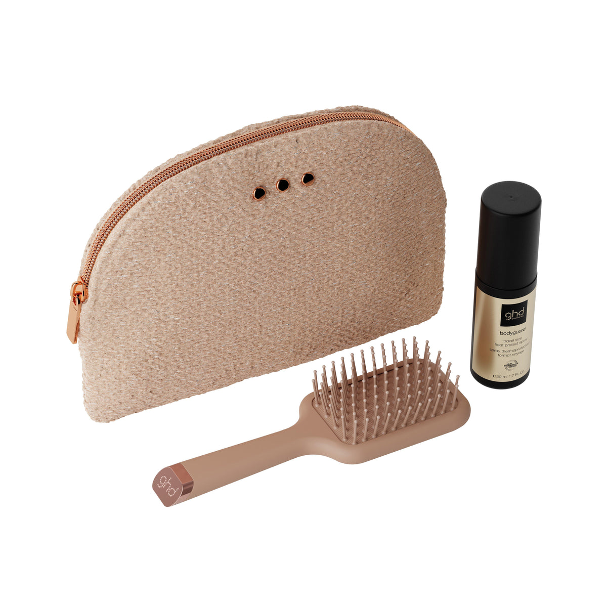 NEW GHD STYLE GIFT SET WITH MINI GHD THE ALL-ROUNDER PADDLE BRUSH